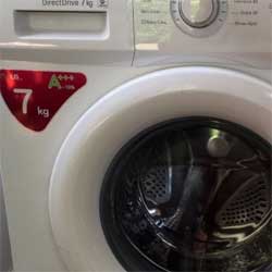 Lavadora con consumo eficiente